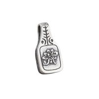 Thailand Sterling Silver Pendants, Antique finish, DIY, more colors for choice, 17.50x8.40x4.50mm, Hole:Approx 2.5mm, 10PCs/Lot, Sold By Lot