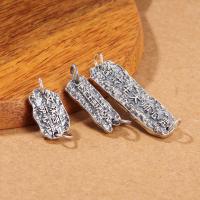 Thailand Sterling Silver Kontaktdon, DIY & olika stilar för val, silver, Hål:Ca 4mm, 10PC/Lot, Säljs av Lot