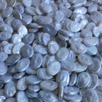 Barock kultivierten Süßwassersee Perlen, Natürliche kultivierte Süßwasserperlen, DIY & kein Loch, weiß, 9mm, verkauft von PC