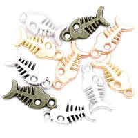 Zinc Alloy Pendants Fish Bone plated Unisex nickel lead & cadmium free Approx Sold By Bag