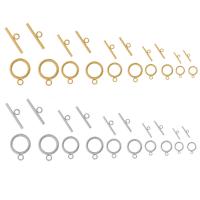 Stainless Steel Toggle Clasp 304 Stainless Steel plated 2 pieces & DIY Sold By Bag