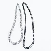 Stainless Steel Chain halskæde, 316L Stainless Steel, forgyldt, forskellige længde for valg & forskellig størrelse for valg & for mennesket, flere farver til valg, Solgt af PC