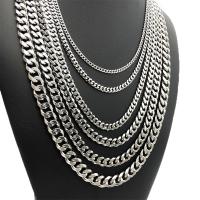 Stainless Steel Chain Necklace electrolyzation  & for man original color Sold By PC