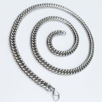 Stainless Steel Chain Necklace, 316L Stainless Steel, electrolyzation, different length for choice & different size for choice & for man, original color, Sold By PC