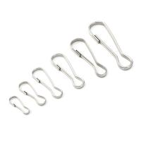 Stainless Steel Jewelry Clasp, 304 Stainless Steel, DIY & different size for choice, original color, Sold By PC