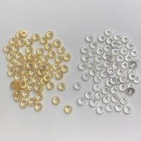 Zinklegierung Perlenkappe, mit Messing, plattiert, verschiedene Größen vorhanden, keine, 100PCs/Menge, verkauft von Menge