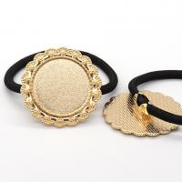 Ponytail Holder, Tibetan Style, plated, for woman, more colors for choice, Inner Diameter:Approx 25mm, Sold By PC