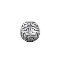 Thailand Sterling Silver Spacer Bead, Antique finish, different designs for choice, silver color, 9.50x10x7.70mm, Hole:Approx 2.5mm, 10PCs/Lot, Sold By Lot