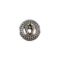 Thaïlande perle d'entretoise, avec laiton, Rond, modèles différents pour le choix, argent, 12x7.50mm, Trou:Environ 3mm, 10PC/lot, Vendu par lot