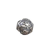 Thailand Sterling Silver Spacer Bead, Round, Antique finish, different size for choice, silver color, 10PCs/Lot, Sold By Lot