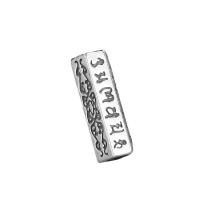 Thailand Sterling Silver Spacer Bead, Column, Antique finish, different size for choice, silver color, 10PCs/Lot, Sold By Lot