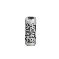 Thailand Sterling Silver Spacer Bead Column Antique finish DIY silver color Approx 2.5mm Sold By Lot