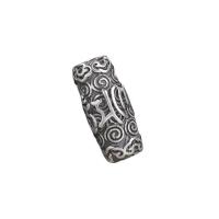 Thailand Sterling Silver Spacer Bead, Column, Antique finish, DIY & different styles for choice, silver color, 10PCs/Lot, Sold By Lot