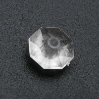 Perles acryliques transparentes, Acrylique, polygone, DIY, transparent, 9x9x5mm, Trou:Environ 1mm, Vendu par sac