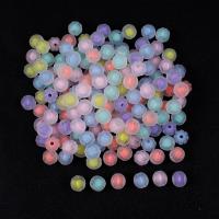 Perla u Bead Akril perle, Bundeva, možete DIY & mat, više boja za izbor, 11mm, Približno 20računala/Torba, Prodano By Torba