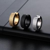 316L Stainless Steel Earring Clip, polished, fashion jewelry & for man, more colors for choice, 4x9mm, Sold By PC