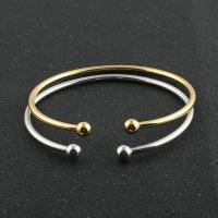 Zinc Alloy Bangle plated fashion jewelry & for woman nickel lead & cadmium free 70mm Sold By PC