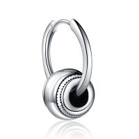 Titanium Steel  Earring polished fashion jewelry & Unisex original color Sold By PC