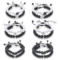Gemstone Bracelets Natural Stone handmade fashion jewelry & Unisex Length 18 cm Sold By PC