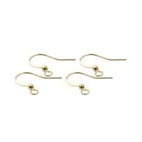 Zinc Alloy Earring Findings 14K gold plated gold 16.50mm Sold By Pair