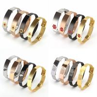 Titanium Čelik Finger Ring, pozlaćen, bez spolne razlike & različite veličine za izbor & različitih dizajna za izbor, više boja za izbor, 5računala/Lot, Prodano By Lot