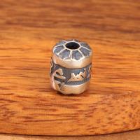 Thailand Sterling Silver Spacer Bead Antique finish DIY silver color Approx 3mm Sold By Lot