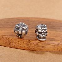 Thailand Sterling Silver Spacer Bead Antique finish DIY silver color Approx 1mm Sold By Lot