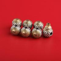 Thailand Sterling Silver Spacer Bead, Antique finish, DIY & different designs for choice, silver color, 16x11mm, 10PCs/Lot, Sold By Lot