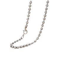 Thajsko Sterling Silver náhrdelník, unisex & různé velikosti pro výběr, stříbro, Prodáno By PC