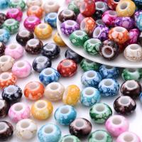 Akril nakit Beads, Rondelle, možete DIY, više boja za izbor, 9x15mm, Približno 30računala/Torba, Prodano By Torba