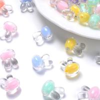 Perla u Bead Akril perle, Zec, možete DIY, više boja za izbor, 12.50x16mm, Približno 20računala/Torba, Prodano By Torba