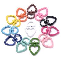 Zinc Alloy Key Clasp Heart stoving varnish DIY nickel lead & cadmium free Approx Sold By Bag
