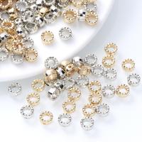 Verkupfertes Kunststoff-Perlen, Verkupferter Kunststoff, Kreisring, plattiert, DIY, keine, 6x3mm, ca. 100PCs/Tasche, verkauft von Tasche