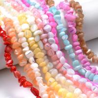 Gemstone Chips, irregular, DIY, more colors for choice, 6mm, Sold Per Approx 38 cm Strand