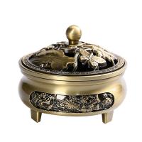 Tibetan Style Incense Burner, plated, for home and office & durable, more colors for choice, nickel, lead & cadmium free, 75x65mm, Sold By PC