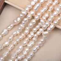 Barock kultivierten Süßwassersee Perlen, Natürliche kultivierte Süßwasserperlen, DIY, weiß, 16-18mm, Länge 36-39 cm, verkauft von PC