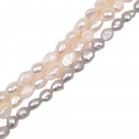 Keshi Cultured Freshwater Pearl Beads, DIY, more colors for choice, 7-8mm, Length:36-37 cm, Sold By PC