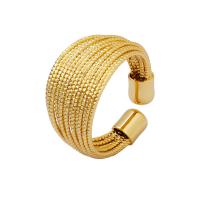 Пальцевидное Кольцо Титановой Стали, титан, Другое покрытие, ювелирные изделия моды & Женский, Золотой, 12mm,20mm, продается PC