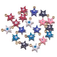 304 Stainless Steel Pendant, Star, DIY & enamel, more colors for choice, 11x10mm, 20PCs/Bag, Sold By Bag
