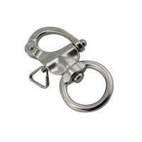 Stainless Steel Jewelry Clasp, 316 Stainless Steel, polished, original color, 65x20mm, Sold By PC