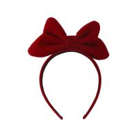 Hair Bands, Velour, Bowknot, fashion jewelry & for woman, more colors for choice, 20mm, Sold By PC