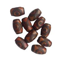 Natural Tibetan Agate Dzi Beads DIY two different colored Sold By PC