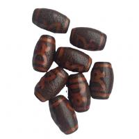 Natural Tibetan Agate Dzi Beads, DIY, two different colored, 15x22mm, Sold By PC
