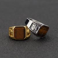 Ring Finger ze stali nierdzewnej, Stal nierdzewna 316L, ze Kamień szlachetny, biżuteria moda & do wyboru różne materiały & dla obu płci & różnej wielkości do wyboru, dostępnych więcej kolorów, 15mm, sprzedane przez PC