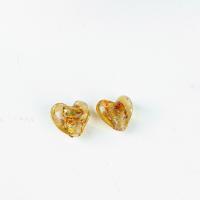Perles murano faites à la main , chalumeau, coeur, dessiné à la main, DIY, plus de couleurs à choisir, 14x15mm, Vendu par PC