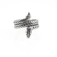 Titanium Steel Finger Ring Dragon Unisex 23.30mm US Ring Sold By PC