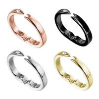 Cink Alloy Finger Ring, pozlaćen, Podesiva & za žene, više boja za izbor, 23mm, 10računala/Lot, Prodano By Lot