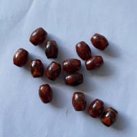 Natural Tibetan Agate Dzi Beads, DIY, two different colored, 10x14mm, Sold By PC