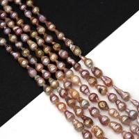 Perles nacres baroques de culture d'eau douce , Edison-Pearl, DIY, couleurs mélangées, 10-11mm, Vendu par Environ 38 cm brin