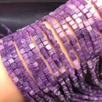 Gemstone Jewelry Beads Lilac Beads Square polished DIY purple Sold Per Approx 38-40 cm Strand
